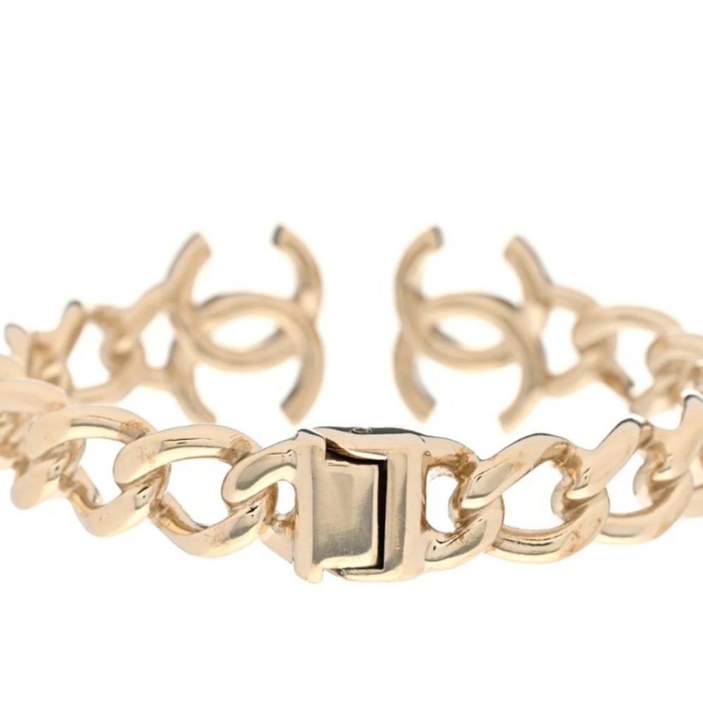Chanel CC Open Chain Cuff + box - Picture 2 of 10